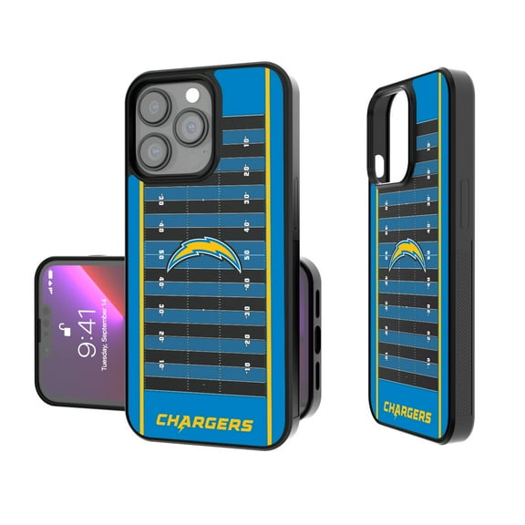 Los Angeles Chargers iPhone Bump Case with Field Design