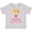 AC-Heather Grey, variant on Future Lacrosse Star Girl Girls Toddler T-Shirt