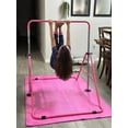 thumbnail image 6 of Safly Fun Gymnastics Bar with Mat for Kids, Height Adjustable Junior Training Bar Mat for Home, Folding Gymnastic Horizontal Bars Equipment (Pink+Mat), 6 of 9