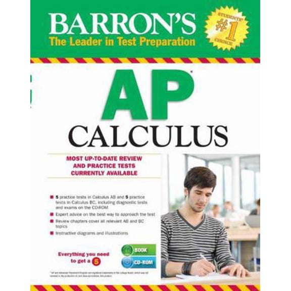 Pre-Owned Barron's AP Calculus with CD-ROM (Paperback) 1438075162 9781438075167