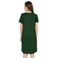 thumbnail image 3 of Inkmeso Solide Casual Été T-Shirt Robe pour les Femmes Ample Coupe à Manches Courtes Robe de Nuit, 3 of 7