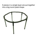 thumbnail image 6 of Travelwant 6 Sets Garden Plant Support Stake Round Garden Plant Support Ring Border Support, Plant Support Ring Cage for Rose Flowers Vine Tomato, 6 of 7