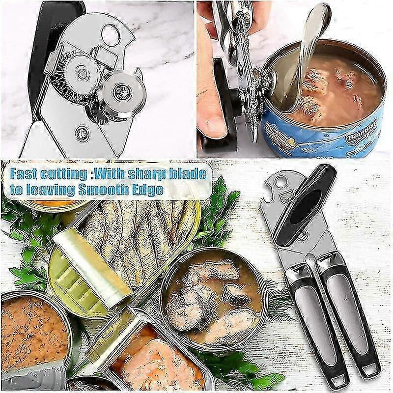 Box Can Opener, Durable Cut Stainless Steel Heavy Duty Kitchen Opener With A Smooth Smooth Edge