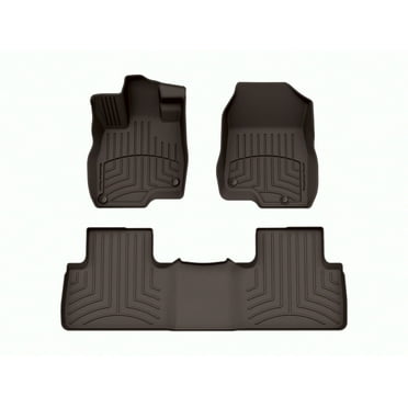 WeatherTech FloorLiner HP Custom Fit Floor Mats compatible with 2019-2025 Acura RDX - 1st & 2nd Row, Cocoa