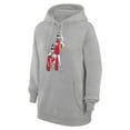 thumbnail image 2 of Women's G-III 4Her by Carl Banks Heather Gray Atlanta Hawks Basketball Girls Fleece Pullover Hoodie, 2 of 3