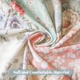 thumbnail image 2 of Cortina de ducha Mocsicka Boho Rosa Floral Impermeable 180 x 180 cm, 2 of 8