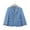 Light Blue, variant on Girls Light Blue Cotton Blazer Preppy School Style with Gold Buttons & Contrast Trim for Casual Party Wear Ages 2-12,Size 3-4 T