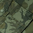 thumbnail image 6 of WREESH Men's Cargo Shorts Camouflage Shorts Casual Fashion Shorts with Multi-Pocket Button Zipper Short Pants Olive Green, 6 of 9