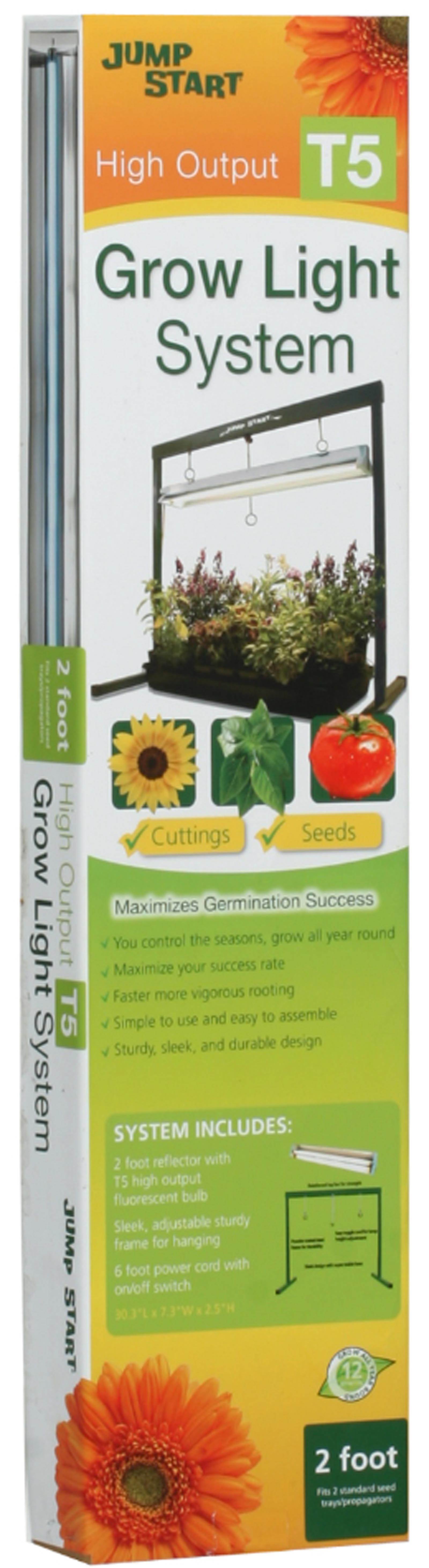 Hydrofarm Jsv2 2 Foot Jump Start T5 Grow Light System Shelly Lighting