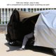 thumbnail image 2 of Funda para coche, funda completa para sedán, con tira reflectante, protección solar, a prueba de polvo, impermeable, resistente a los rayos UV, resistente a los arañazos, modelo universal más grueso, 2 of 9