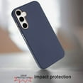 thumbnail image 2 of For Samsung A17 5G Classy Slick Chromed Around Hybrid Case Cover - Dark Blue, 2 of 3