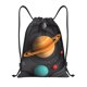 thumbnail image 1 of Fotbe Solar System Paper Art Bolsa Mochila con Cordón Estampada, Bolsa de Gimnasio Deportiva, Bolsa Cinch, Bolsa con Cordón para Hombres y Mujeres-Medium, 1 of 6