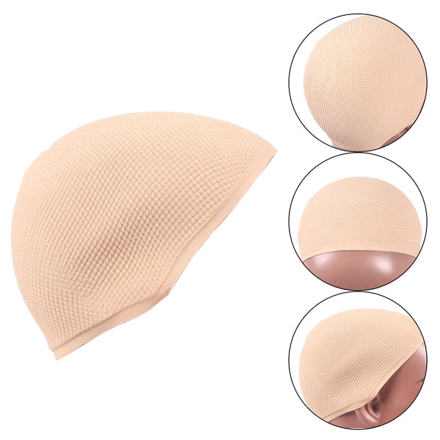 Tapas universales de silicona para cabeza de maniquí, en la cabeza de la peluca, pelucas, tapa de silicona antideslizante Yinane Gorras de pelucas