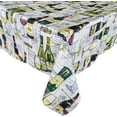 thumbnail image 6 of Newbridge Wine Merchant Indoor Outdoor Fabric Tablecloth,  Stain Resistant, Wrinkle Free Fabric Tablecloth, 60 Inch x 84 Inch Rectangle, 6 of 9