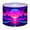 Color 4, variant on Drum Lamp Shade Abstract stylized wave sky like stained glass window Lampshade for Table Lamps Floor Lamps Pendant Light 13"x13"x10" Replacement Linen Large Lamp Shade Easy Assembly