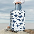 thumbnail image 4 of Wukai Cute Cartoon Dinosaurs Elastic Luggage Cover: Personalized Protection for Your Suitcase - Fits 19~29-inch, Washable & Durable Travel Companion-Medium, 4 of 8