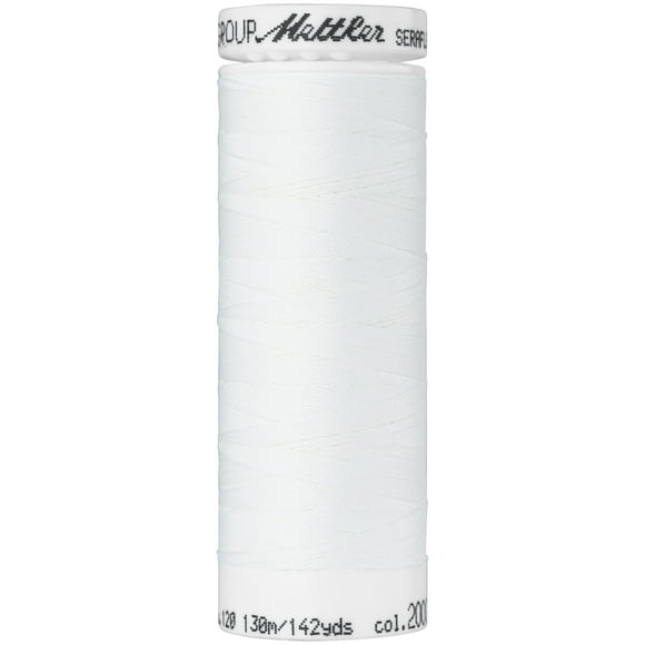 Mettler Seraflex Élastique Thread 50Wt 142Yd-White