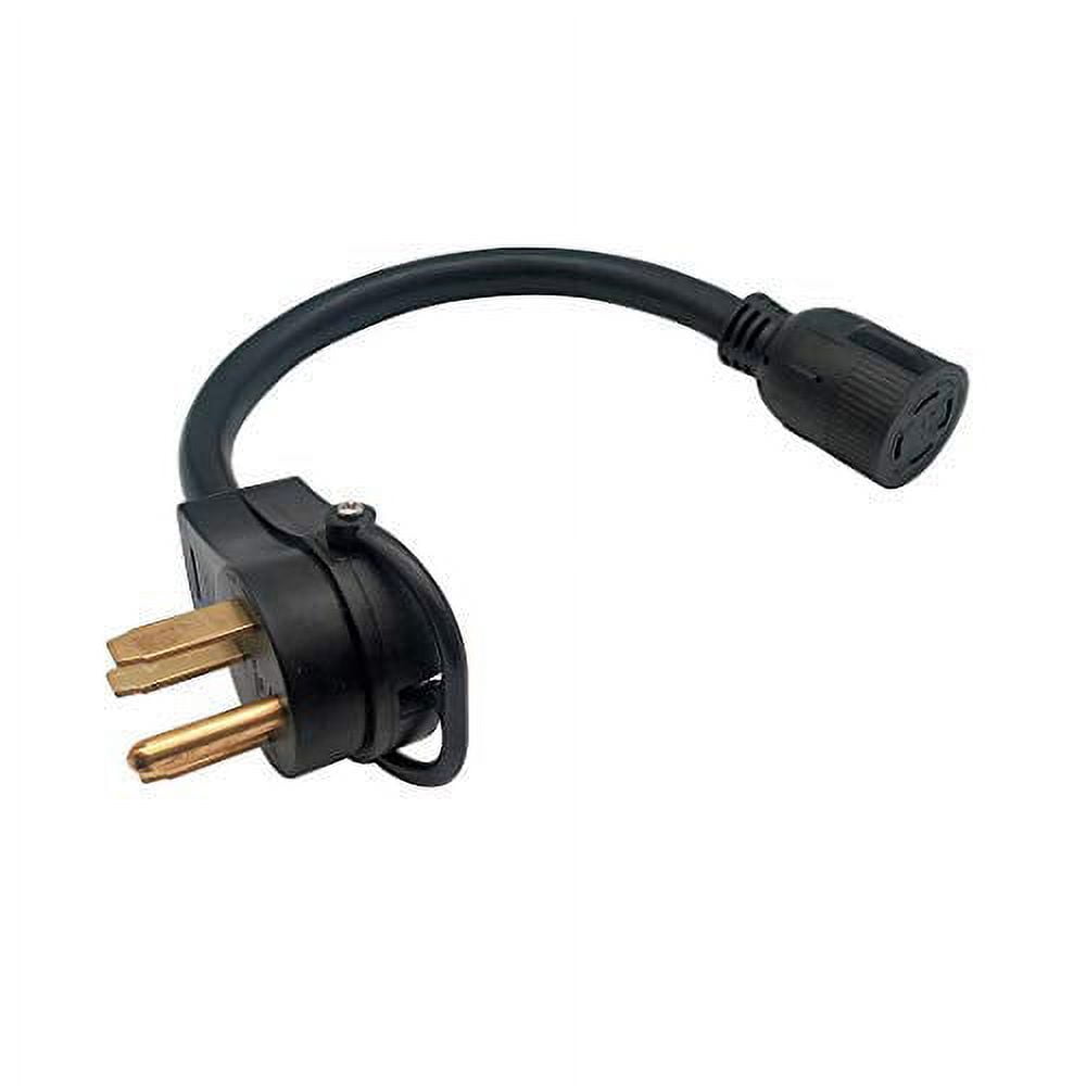 Parkworld 60288 RV 50A 14-50 Plug Male to Generator L14-30 Twist Lock 4 Prong 30A Receptacle Female