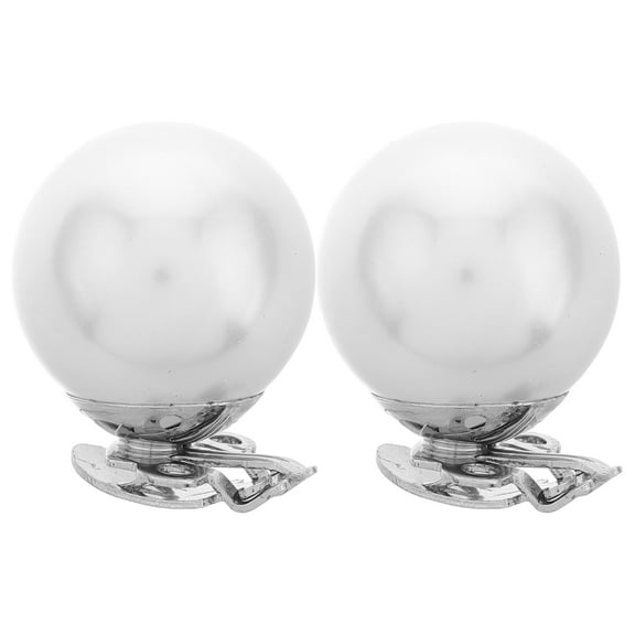 Raindrops 1 Pair of Detachable Shoe Clips with Faux Pearl Elegant Shoe Accessories Removable High Heel Buckles for Weddings and Parties