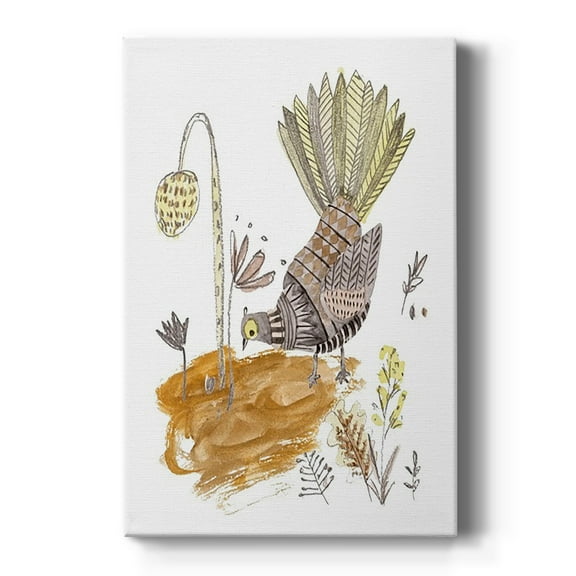 Glowing Garden at Dusk VI Premium Gallery Wrapped Canvas - Ready to Hang