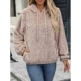 thumbnail image 4 of Hoodies for Women Casual Long Sleeve Drawstring Loose Fit Pullover Sweaters Tops for Women, 4 of 5