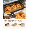 thumbnail image 4 of Katbite Parchment Paper Roll 15in x 115ft, Unbleached Pachment Baking Paper Roll 145 Sq.Ft, Non-Stick and Extra Longer Parchment Paper with Portable Serrated Cutter for Baking,Cooking,Space-Saving, 4 of 7