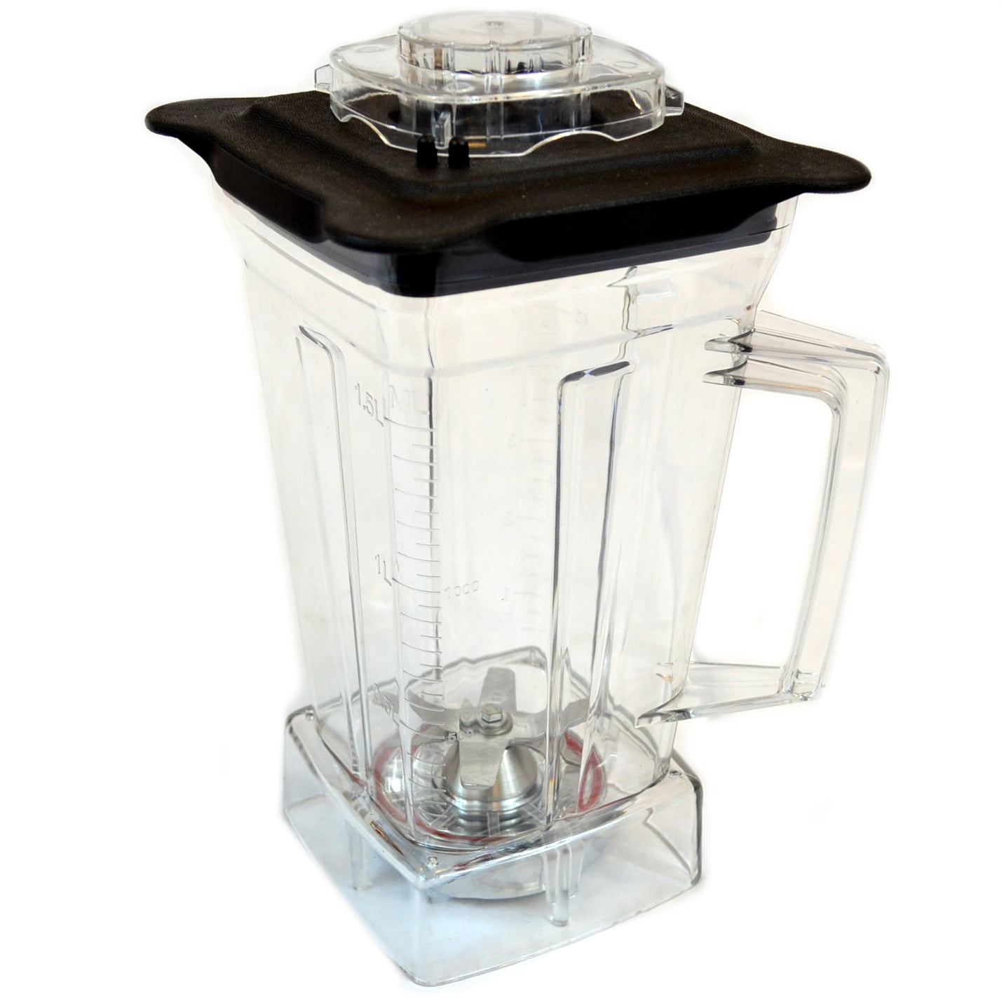 64oz Jar Container Replacement with Lid & Center Fill Cap Fits Vitamix Blenders 