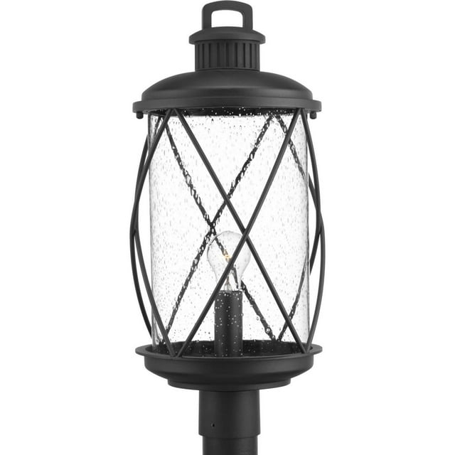 Progress Canada P540029-031 Hollingsworth One Light Post Lantern, Black Finish