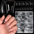 thumbnail image 5 of 120/504pcs Short Curved Nails Tips Half Covers for Salon or Home Use Professional Nails Tips Creative Nails Designs, 5 of 8