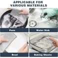 thumbnail image 7 of 10 Pack Stainless Steel Scrubber, Reusable Diamond Weave Scrubber Cloths, Non-Scratch Heavy-Duty Metallic Fiber Cleaning Cloth for Kitchen, Multi-Use Dishwasher Rags, 7 of 7