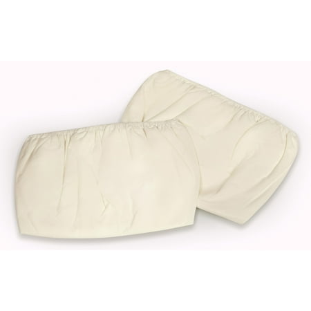 UPC: 0046605839973 | Badger Basket Fitted Bassinet Sheets for Empress Round Baby Bassinets (Set of 2) Ecru Includes Pad
