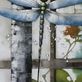 thumbnail image 5 of Creowell Dragonfly Pretty Shower Curtain Bathroom Decor 100% Polyester Fiber Chic Modern Home Bathtubs with Hooks 69x72, 5 of 7