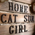 thumbnail image 2 of 3 inch Vintage Decorative Cast Iron Metal Alphabet Letters Wall Sign Hanging Address Name Sign Letter(I), 2 of 5
