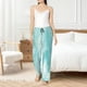 thumbnail image 4 of Balery Blue Marble Pantalones de pijama para mujer, pijamas ultraligeros, pantalones de estar por casa-Medium, 4 of 6