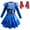 Dress+Gloves, variant on Girls Mal Costume Cosplay Dress Halloween Fancy Outfit