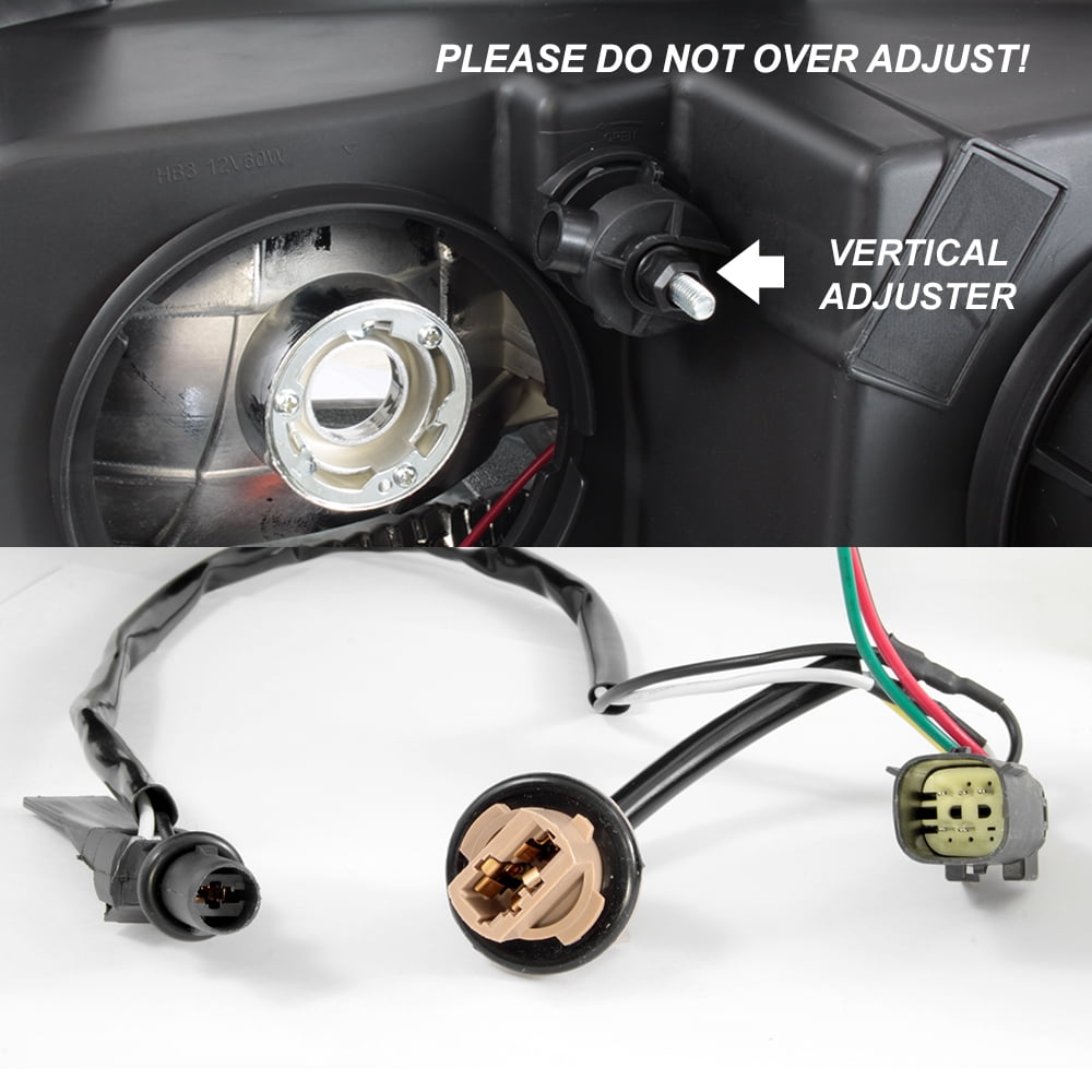 AKKON - For 2015-2022 Chevy Colorado Halogen Models Left+Right Side Headlights Headlamp Pair