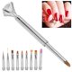 thumbnail image 3 of Nail Art Liner bolígrafo para pintar juego de pinceles para decoración de uñas con diseño de puntos artesanía fina cabezal de repuesto suave y pincel de diseño de diseño ANGGREK  Otros, 3 of 8