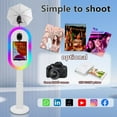 thumbnail image 3 of WideMeet 10.2"11"12.9" Ipad photobooth Selfie Machine for ipad with Flight Case for Birthday Wedding, 3 of 9