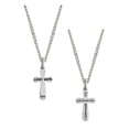thumbnail image 2 of Women's Stainless Army Wife Cross Necklace- 1 Corinthians 13:8 by Shields of Strength, 2 of 4