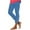 Blue, variant on AnuYalue Capri Leggings for Women Tummy Control Black Leggings High Waisted Yoga Pants Workout Cycling Leggings Buttery Soft Capris Pants
