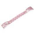 thumbnail image 2 of Correa de muñeca de acero inoxidable de moda para mujer para pulsera Fitbit Versa reloj inteligente BandRose oro, 2 of 5