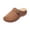 Brown_001, variant on Womens Floral Hollow Cutout Slip On Mule Clogs, Adjustable Metal Buckle Wedge Platform Casual Breathable Walking Slide Sandals Purple 7(EU-38)