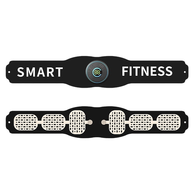 Rkstn Abs Workout Belt Abdominal Muscle Workout Belt Fitness Apparatus Abs Machine Abdominal Toning Belt Workout Portable Abs Stimulator Myoplasticity 10 Workout Patterns