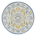 thumbnail image 3 of Unique Loom Whitney Collection Area Rug - Milano (3' 3" Round Sky blue/Ivory), 3 of 7