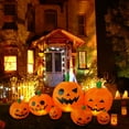 thumbnail image 6 of 8FT Halloween Inflatable Pumpkin - Outdoor Yard Large Scary Party - Blow up Jack-O-Lanterns Giant Garden Decoration, 6 of 8