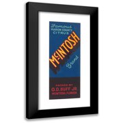 Anonymous 8x14 Black Modern Framed Museum Art Print Titled - Mcintosh Brand Citrus Label (1930-1950)