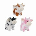 thumbnail image 2 of Simulated Cow Toy Brown Stuffed Cow With Collar Interactive Kids Toy For Play Decoration, 2 of 2