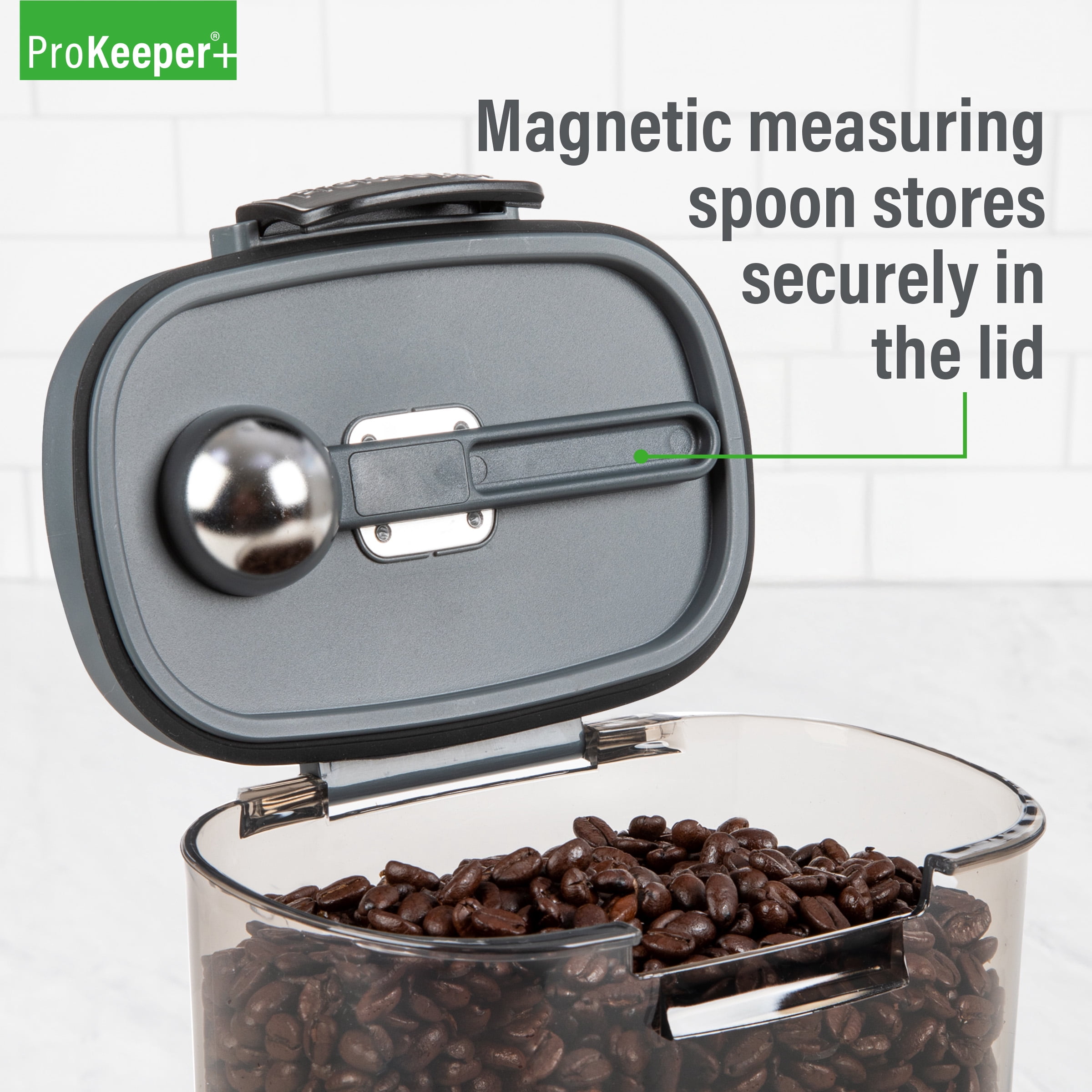 ProKeeper+ Plastic Coffee Airtight Storage Container, Best Used