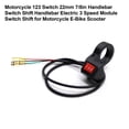 thumbnail image 3 of 123 Motorcycle 123 Switch 22mm 7/8in Handlebar Switch Shift Handlebar Electric 3 Speed Module Switch Shift for Motorcycle E-Bike Scooter, 3 of 6