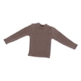 thumbnail image 3 of Chemise à Manches Longues Mini Échelle 1/12 Durable Mode Décontractée Uniforme Costume Gris, 3 of 8